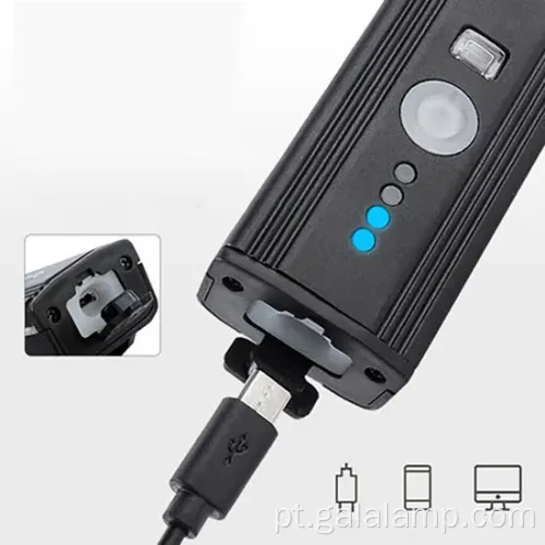 Buzina de bicicleta à prova d'água Ultimate com luz LED brilhante